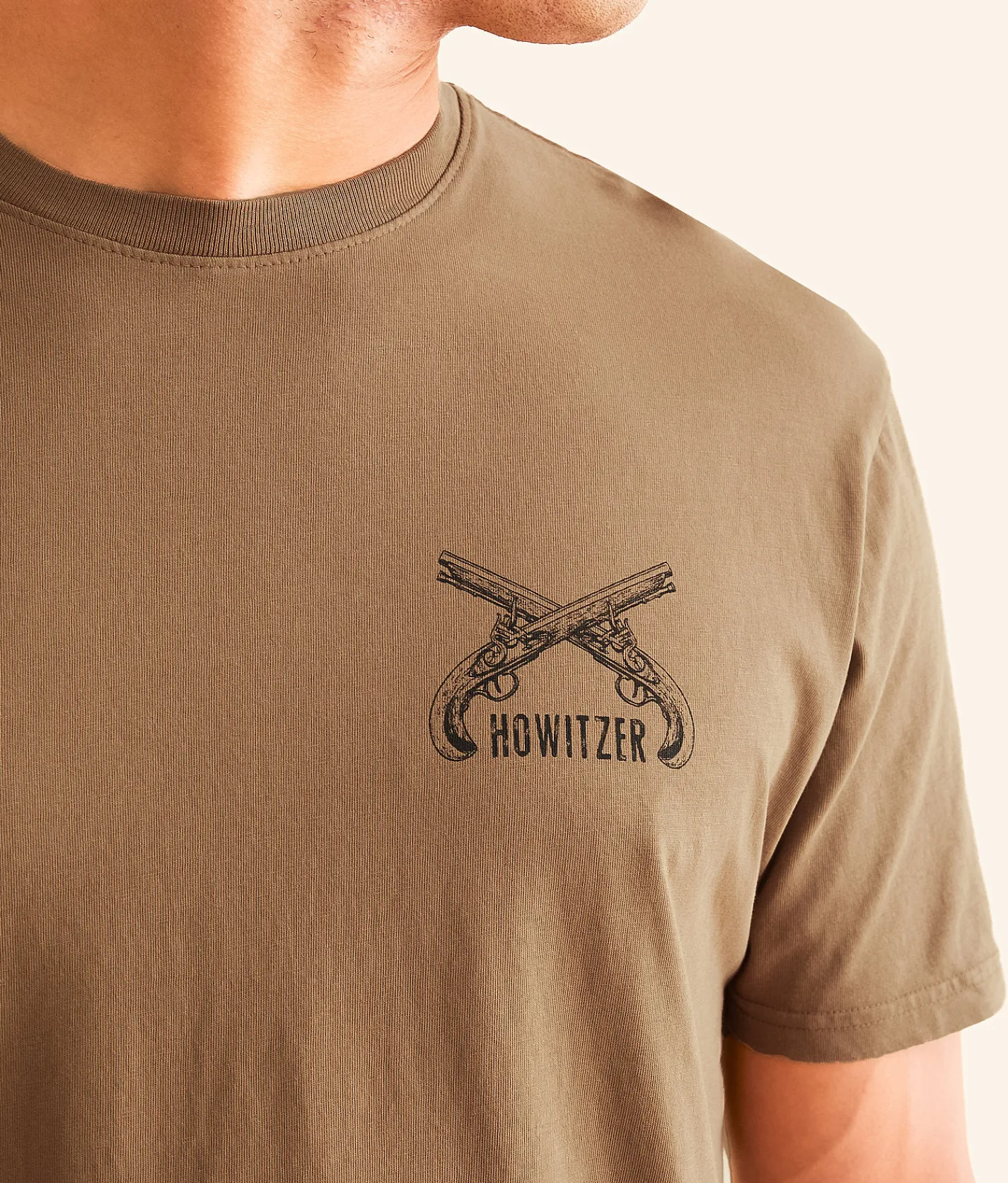 Howitzer Defend Me T-Shirt Timberwolf Sale