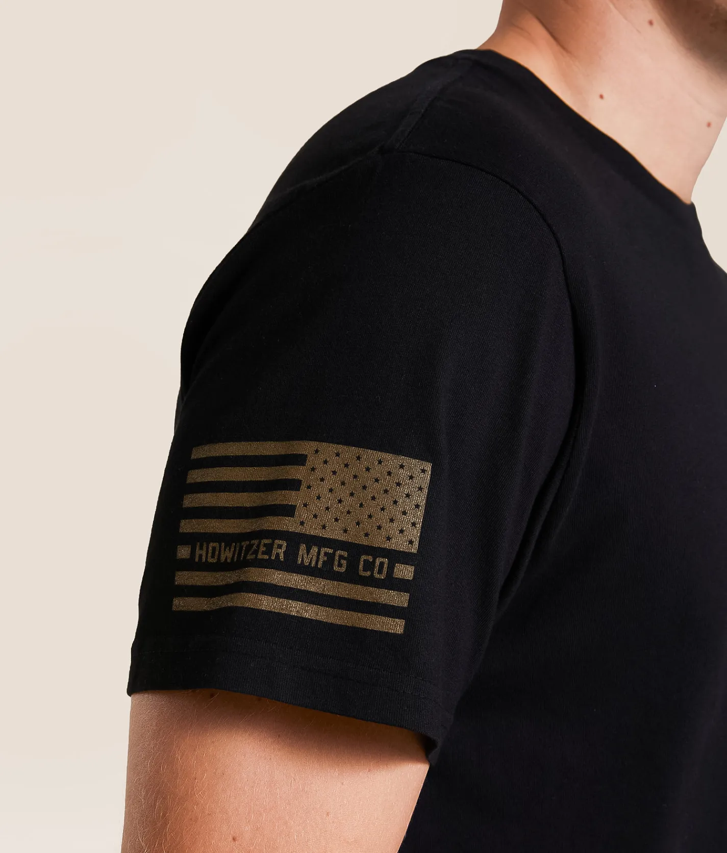 Howitzer Defiant Patriot T-Shirt Black New