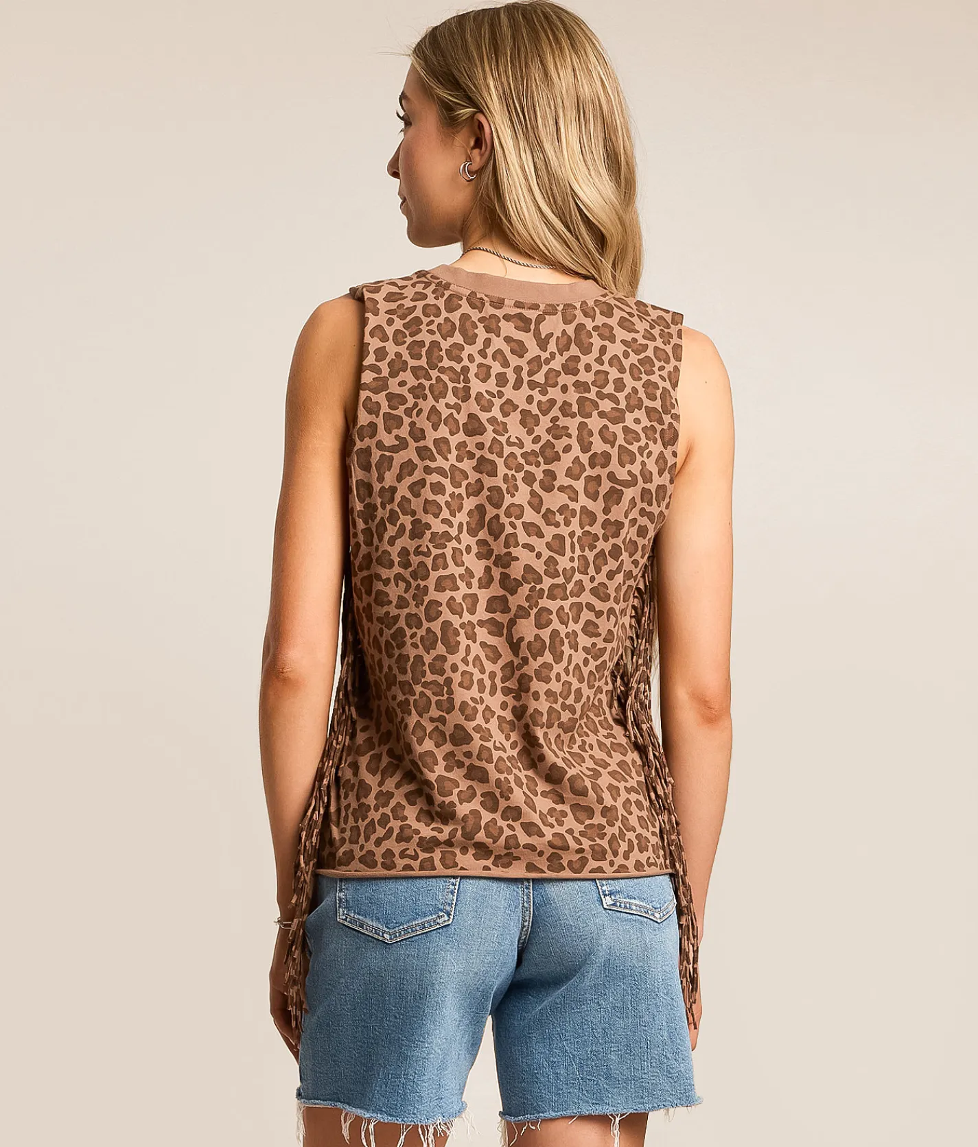 Tops | Goodie Two Sleeves Def Leppard Band Tank Top Leopard