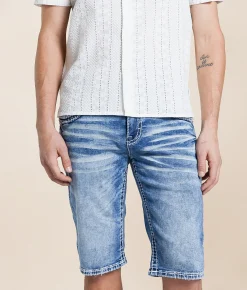 Bottoms|Shorts | Rock Revival Delcan 14" Stretch Short Declan H202