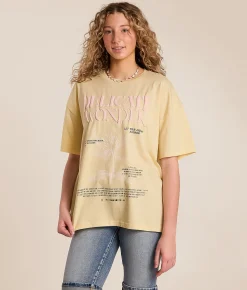 Modish Rebel Delicate Wonder Oversized T-Shirt Double Cream Online
