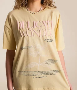 Modish Rebel Delicate Wonder Oversized T-Shirt Double Cream Online
