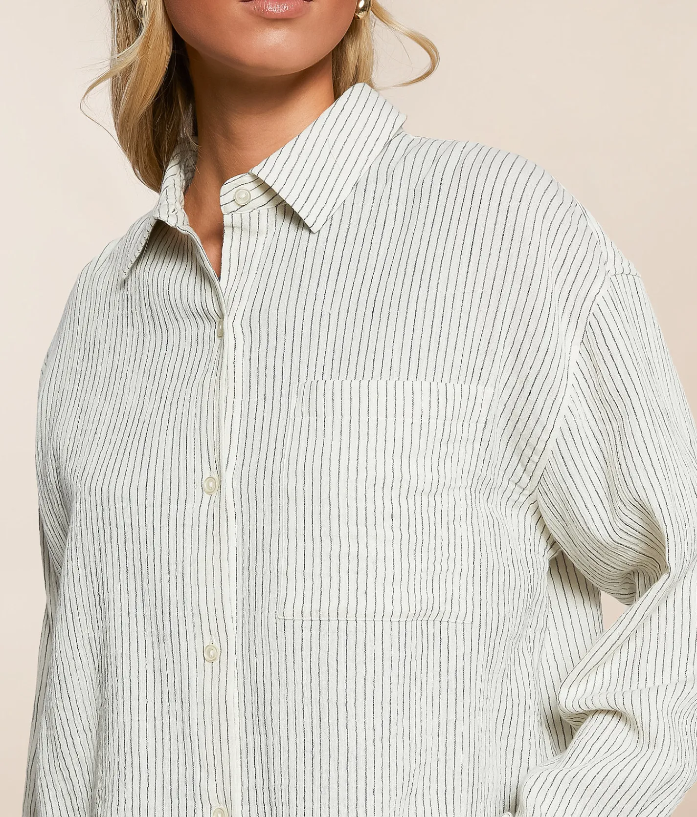 Z Supply Del Mar Striped Shirt Natural Best