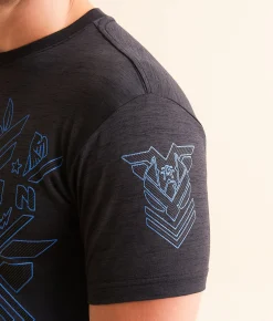 American Fighter Del Rosa T-Shirt Pitch Black Multi Online