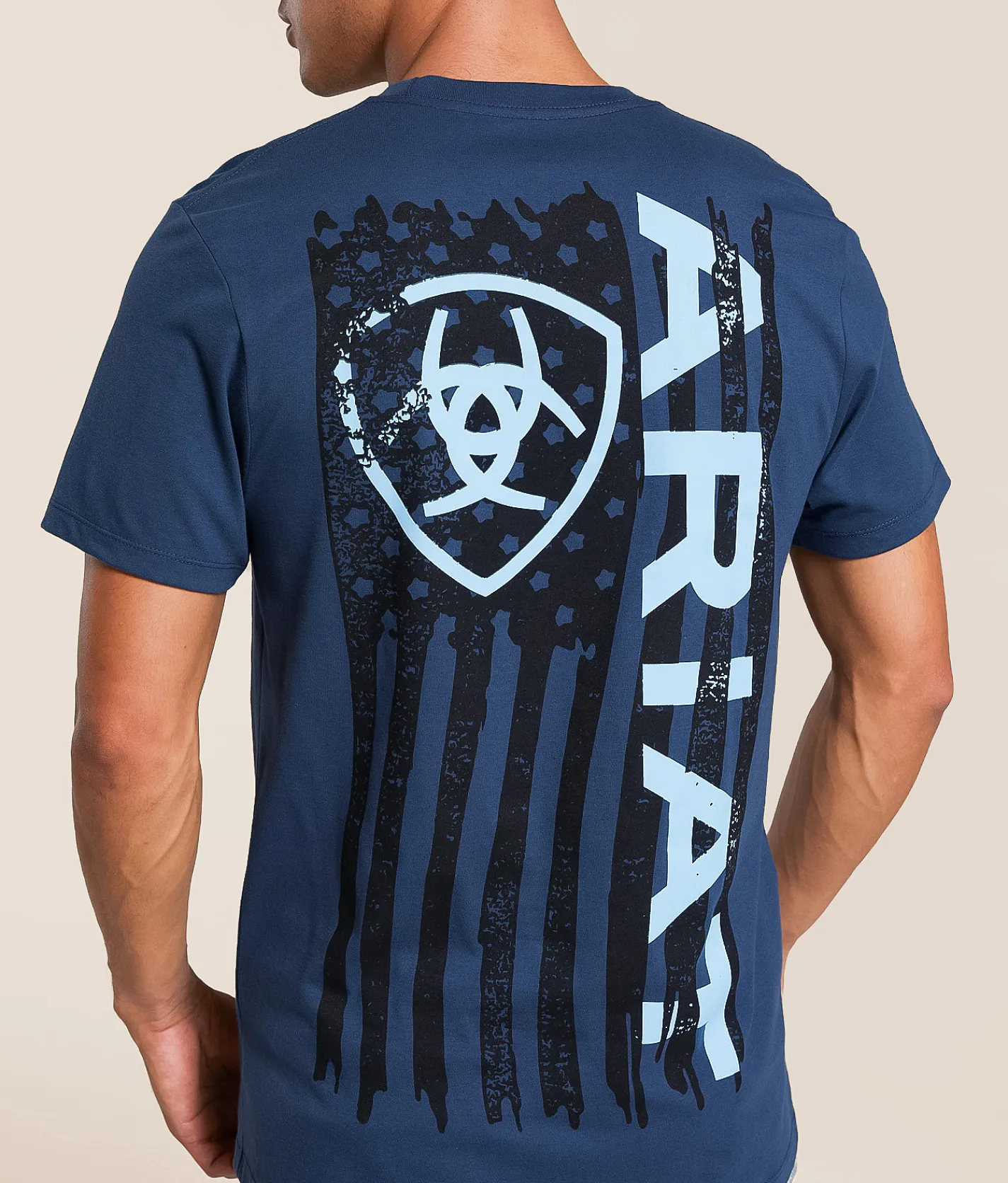 Tops|Graphic T-Shirts | Ariat Deluxe Shield T-Shirt Blue Dusk