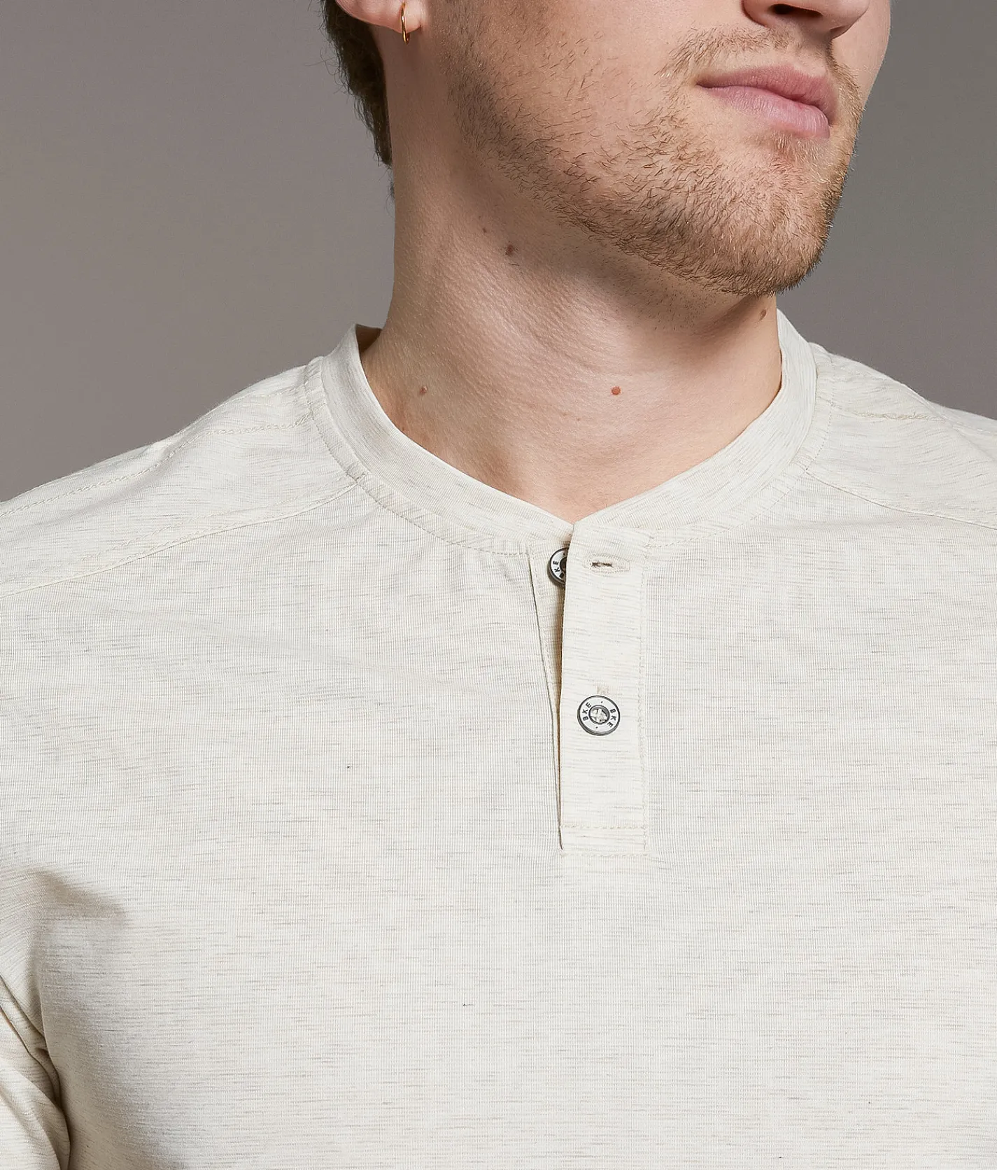 Tops | BKE Demarcus Henley Light Grey