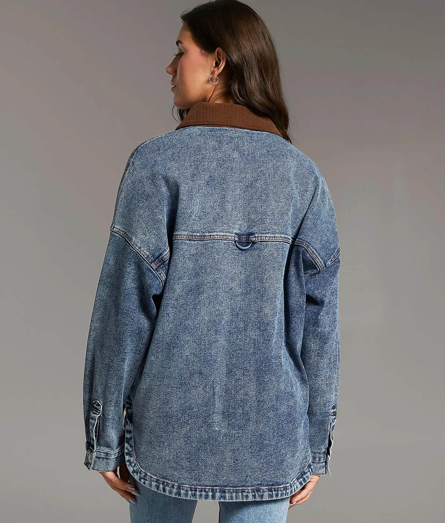 BKE Denim Barn Stretch Jacket Blue Hot