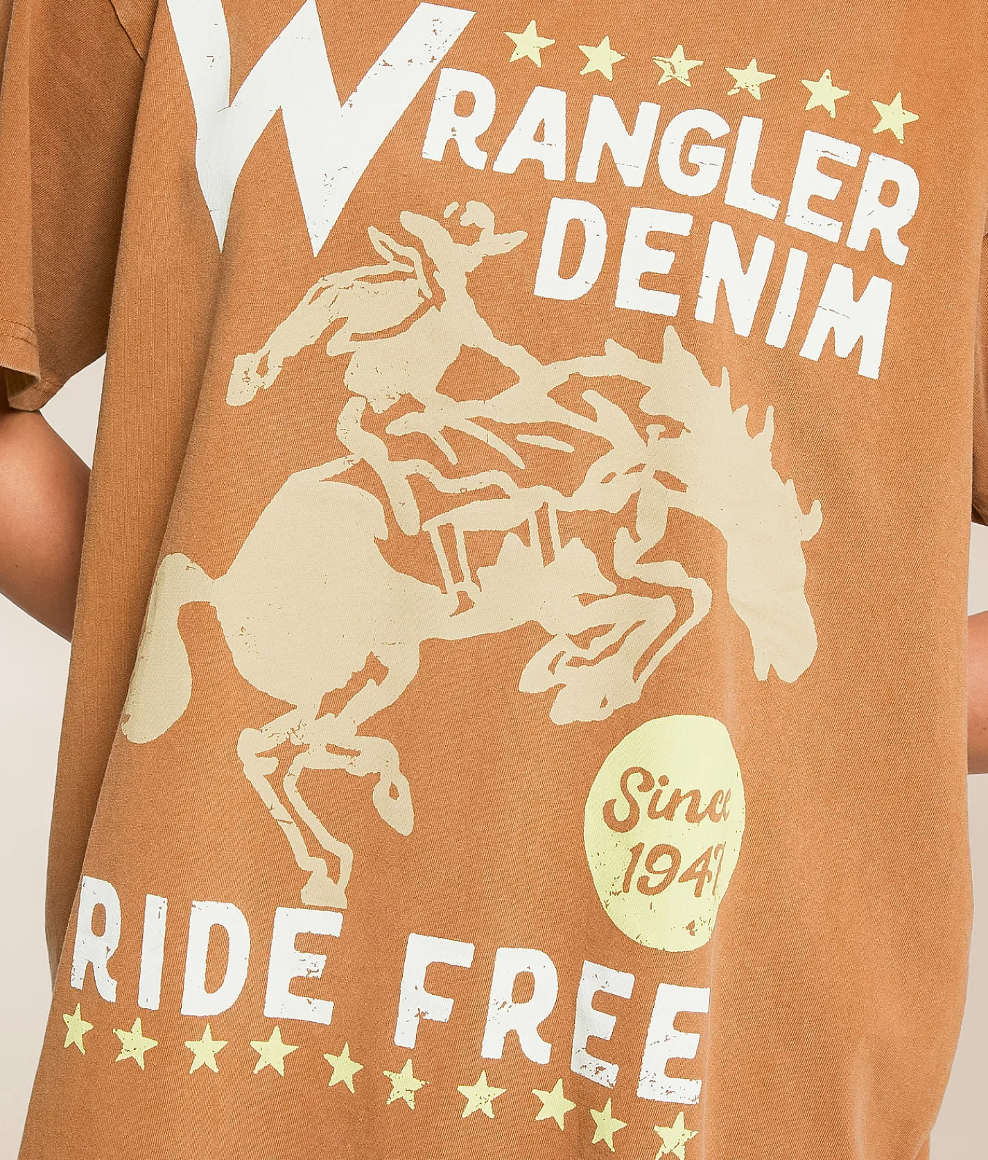 Tops | Wrangler® Denim Girlfriend T-Shirt Argon Oil