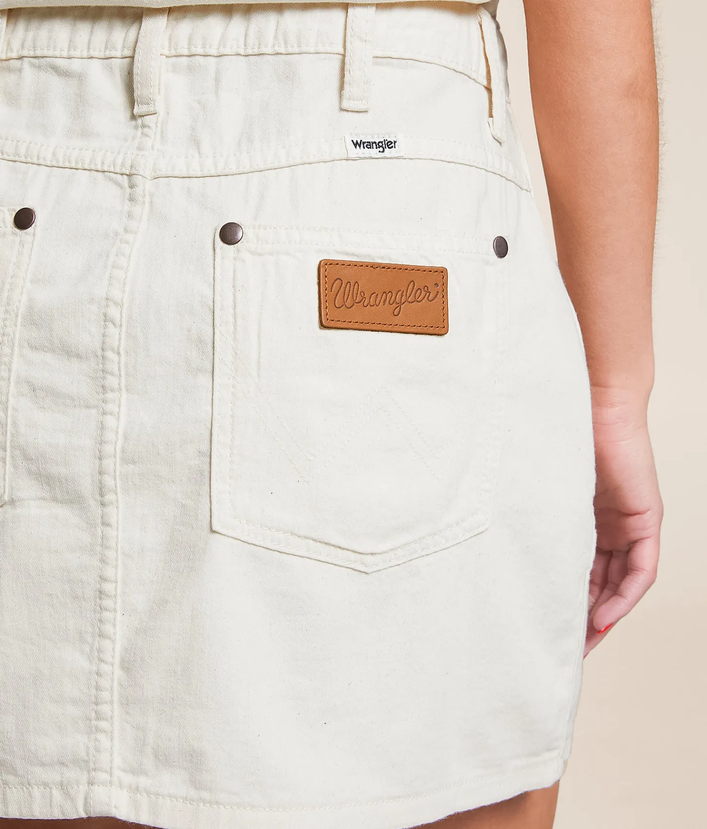Dresses | Wrangler® Denim Mini Dress Natural