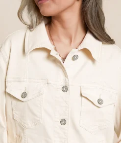 HIDDEN Denim Stretch Jacket Cream Hot
