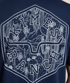 Graphic T-Shirts | Kimes Ranch Desert Pattern T-Shirt Midnight Navy