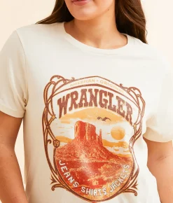Wrangler® Desert T-Shirt Buttercream New