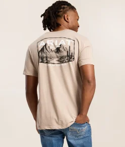 Ariat Desert Valley Scene T-Shirt Brindle Heather Sale