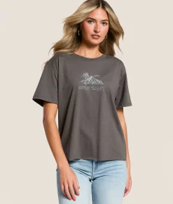 Modish Rebel Desert Valley T-Shirt Blackened Pearl Online