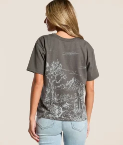 Modish Rebel Desert Valley T-Shirt Blackened Pearl Online