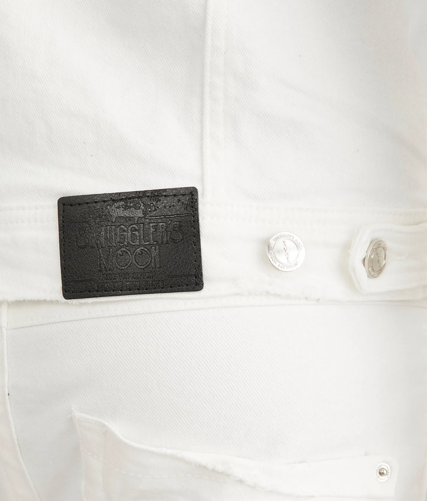 Coats & Jackets | Smuggler's Moon Destructed Denim Stretch Jacket White