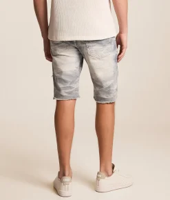 Smoke Rise® Destructed Stretch Short Farley Blue Clearance