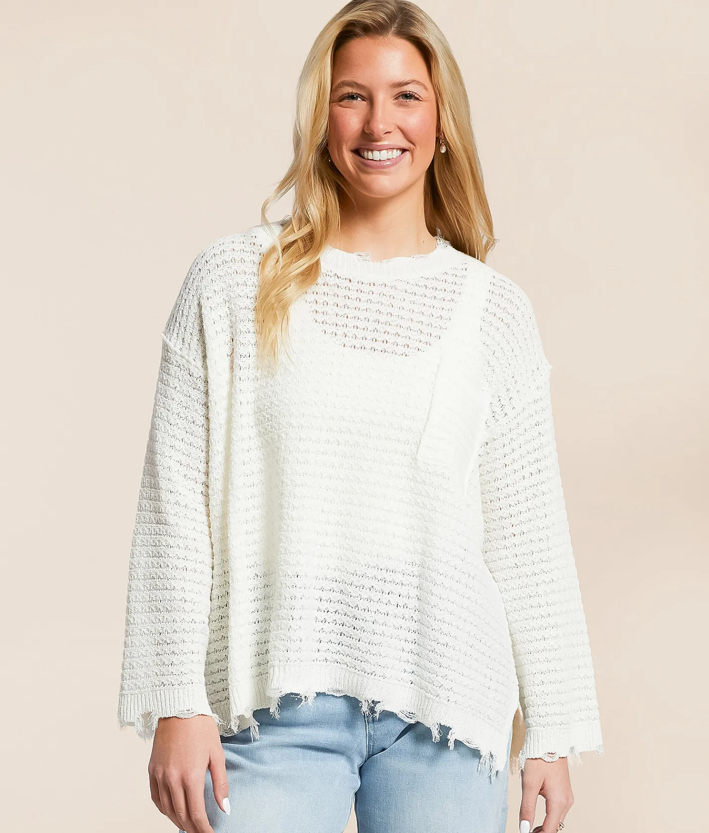 mittoshop Destructed Sweater Basil Sale