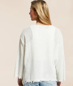 mittoshop Destructed Sweater Basil Sale