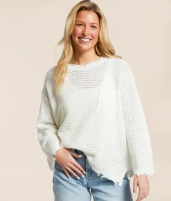 mittoshop Destructed Sweater Basil Sale