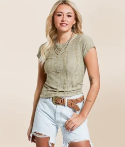 Gilded Intent Destructed Top Elm New