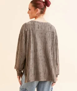Tops | Gilded Intent Destructed Top Iron