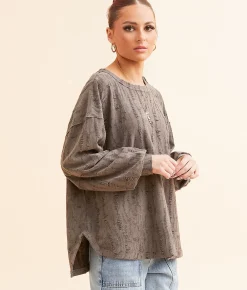 Tops | Gilded Intent Destructed Top Iron