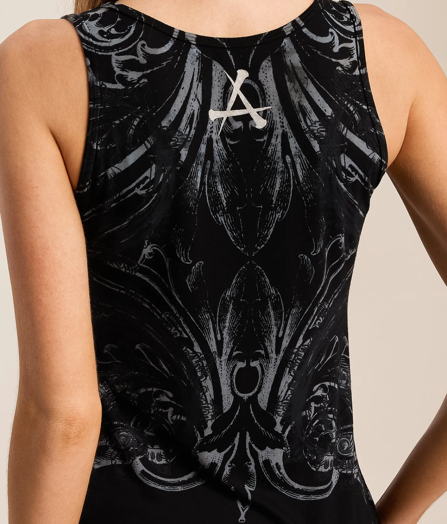 Affliction Detail Tank Top Black Reactive Outlet