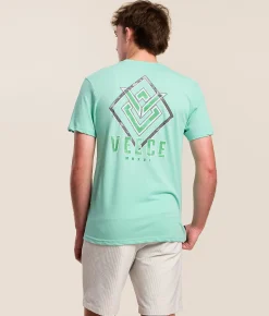 Veece Diamond Air T-Shirt Aqua Sky Sale