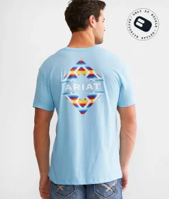 Ariat Diamond Canyon T-Shirt Sky Blue Heather Online