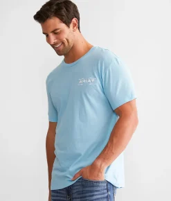 Ariat Diamond Canyon T-Shirt Sky Blue Heather Online