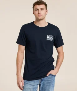 Graphic T-Shirts | Ariat Diamond Flag Tonal T-Shirt New Navy