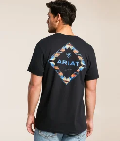 Graphic T-Shirts | Ariat Diamond Open T-Shirt Black