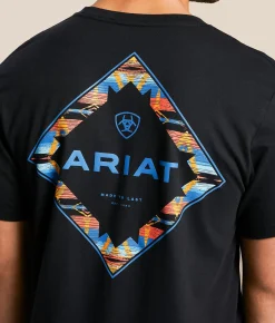 Graphic T-Shirts | Ariat Diamond Open T-Shirt Black