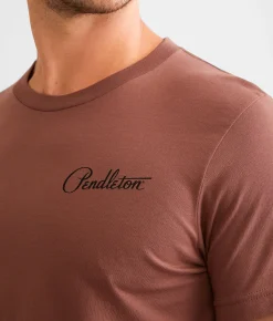 Pendleton Diamond River T-Shirt Chestnut Sale