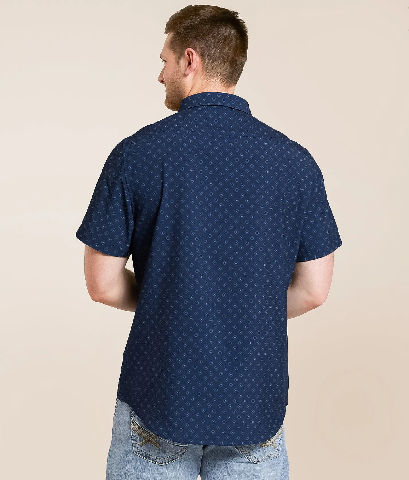 7Diamonds Diamond Seersucker Stretch Shirt Fog Online