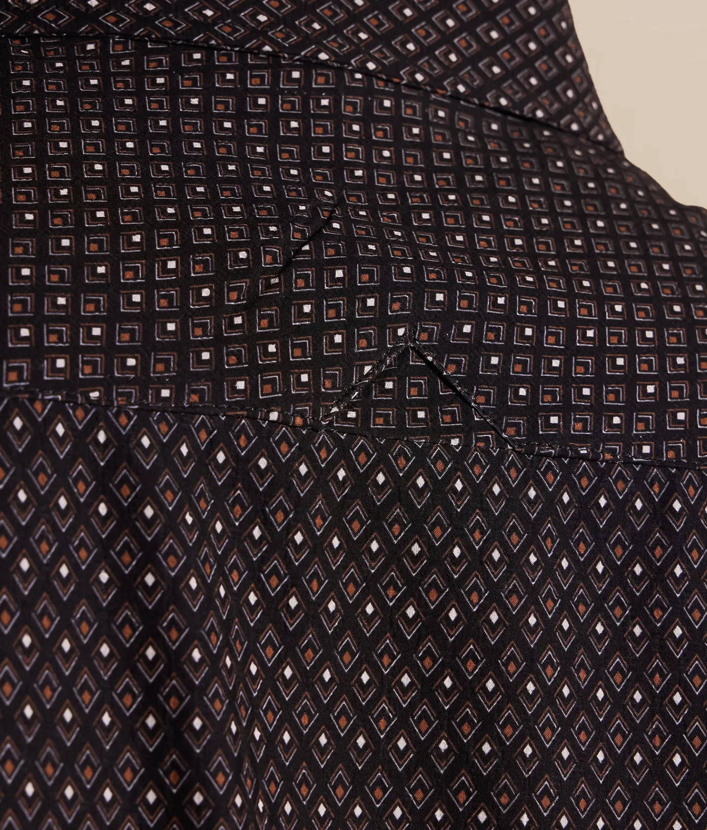 J.B. Holt Diamond Standard Performance Stretch Shirt Black Brown Hot