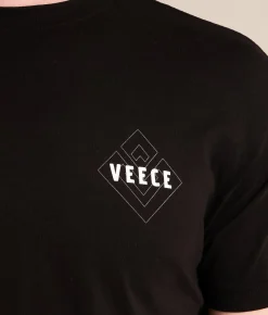 Tops|Graphic T-Shirts | Veece Diamond Tile T-Shirt Black