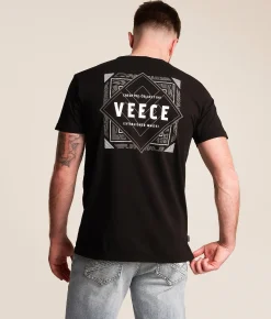 Tops|Graphic T-Shirts | Veece Diamond Tile T-Shirt Black