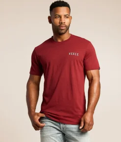 Veece Diamond Title II T-Shirt Red Black Clearance