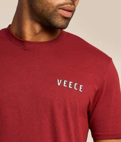 Veece Diamond Title II T-Shirt Red Black Clearance