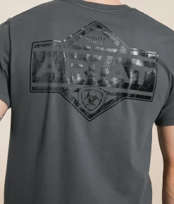 Graphic T-Shirts | Ariat Diamond T-Shirt Dark Shadow