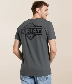 Graphic T-Shirts | Ariat Diamond T-Shirt Dark Shadow