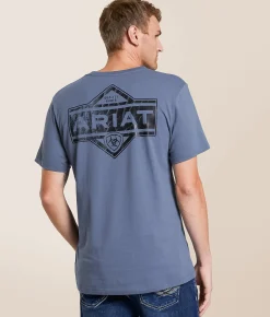 Tops|Graphic T-Shirts | Ariat Diamond T-Shirt Grisalle