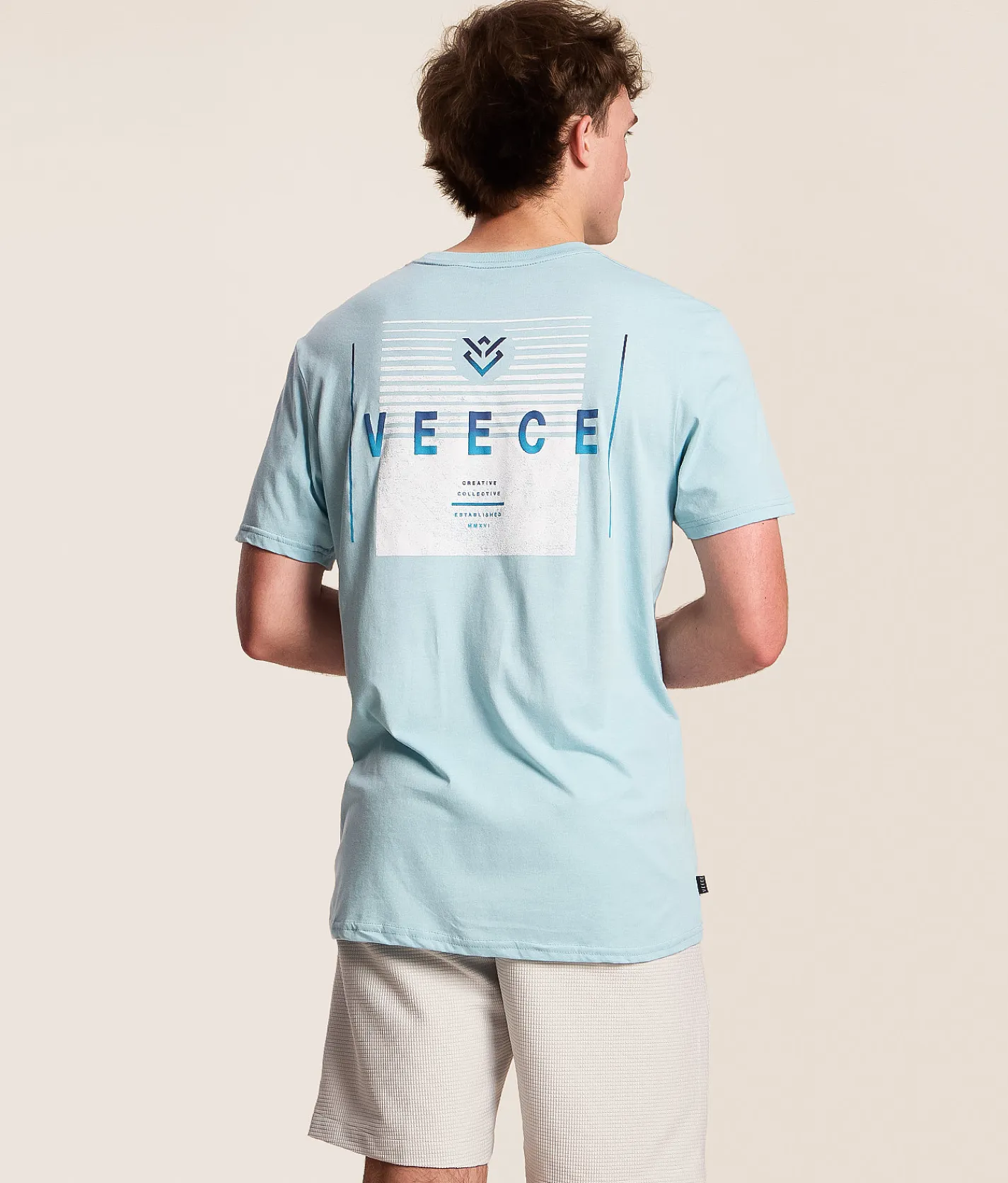 Tops|Graphic T-Shirts | Veece Diced T-Shirt Stratosphere White