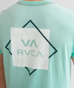Graphic T-Shirts | RVCA Different Ways T-Shirt Ice Blue