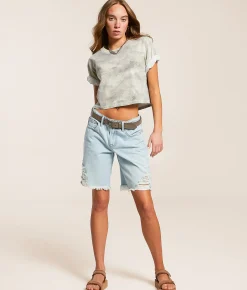 Tops | Gilded Intent Digi Cropped T-Shirt Camo