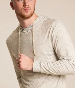 Tops|Activewear | BURLEBO Digi Camo Performance Hoodie Digi Camo Ivory