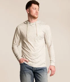 Tops|Activewear | BURLEBO Digi Camo Performance Hoodie Digi Camo Ivory