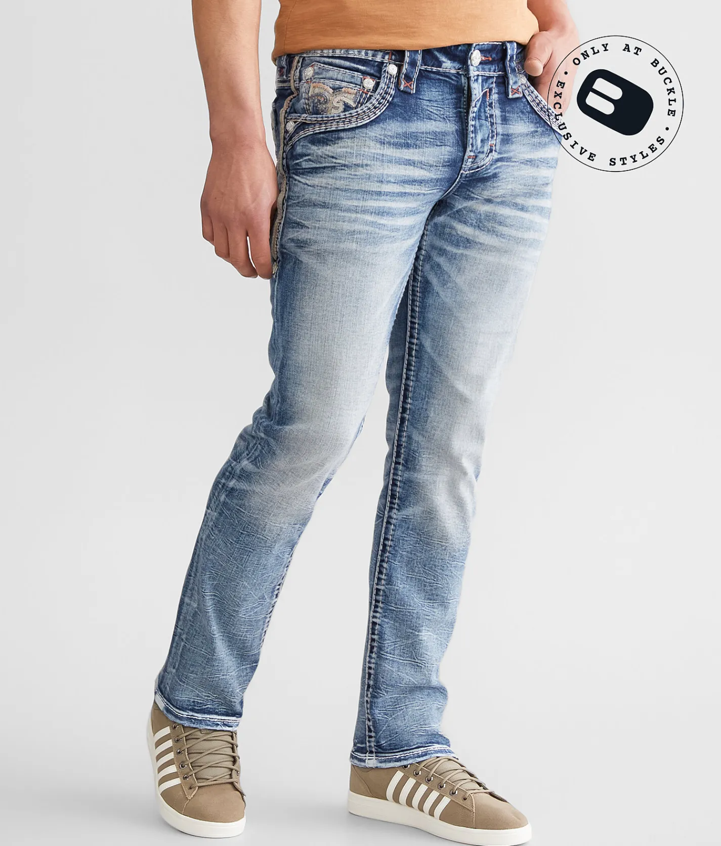 Rock Revival Jeans|Bottoms | Rock Revival Dimitri Straight Stretch Jean Dimitri J206